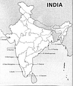 Map Items for CBSE Class 10 SST 2022-23 - CBSE Guidance