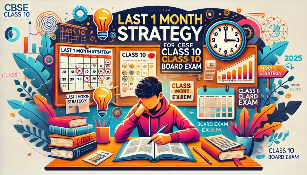 Last 1 Month Strategy for CBSE Class 10 2025 Board Exam