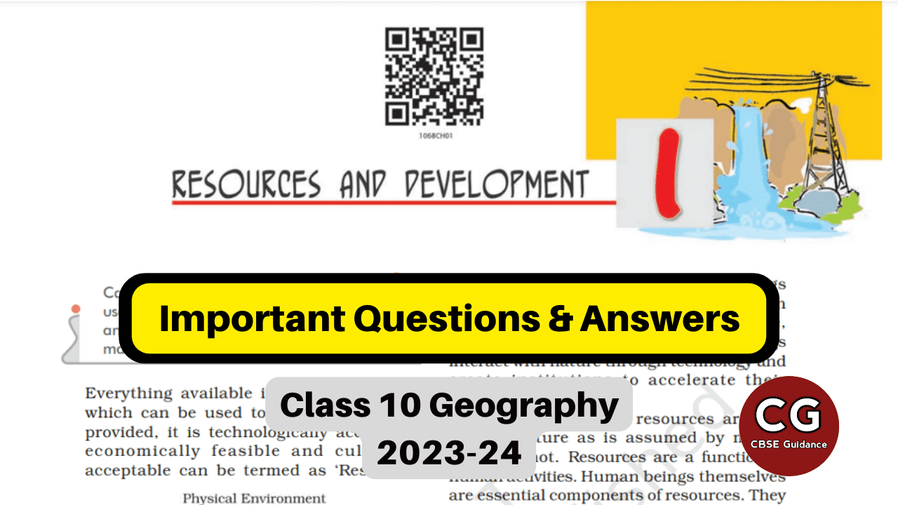 resources and development class 10 case study questions