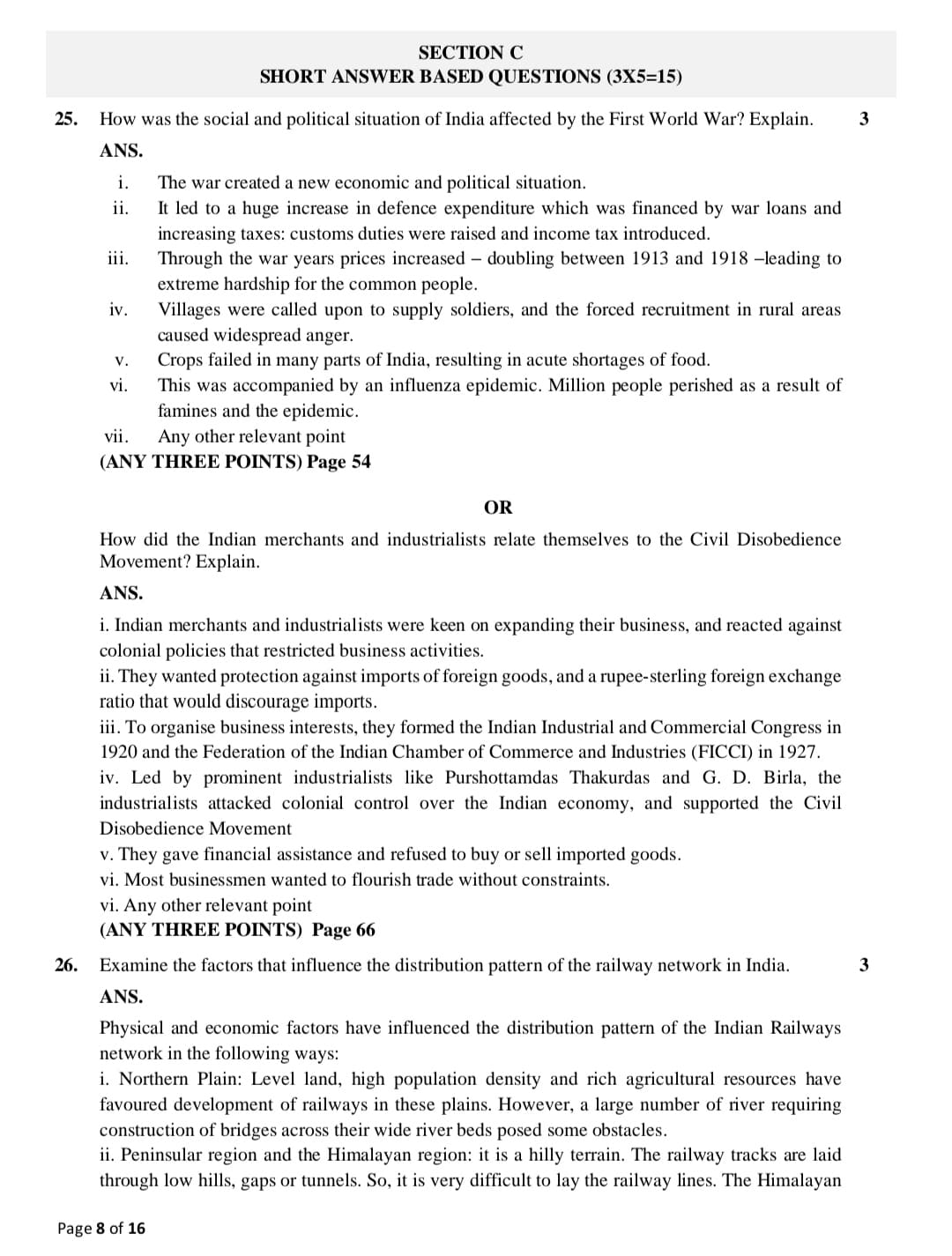 cbse class 10 social science official sample question paper8