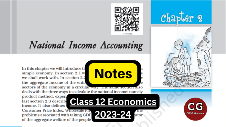 National Income And Related Aggregates Class 12 Notes: A Comprehensive ...