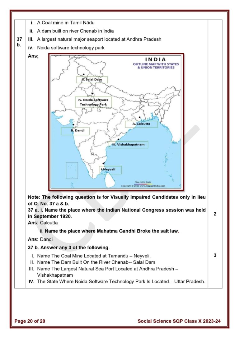 Practice Makes Perfect: CBSE Class 10 Social Science Sample Paper 2023 ...