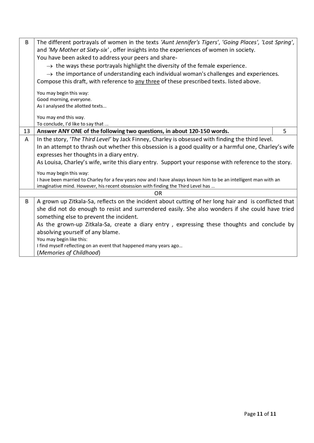 Cbse Class 12 English Sample Paper 2023 24 With Solutions Cbse Guidance 7671