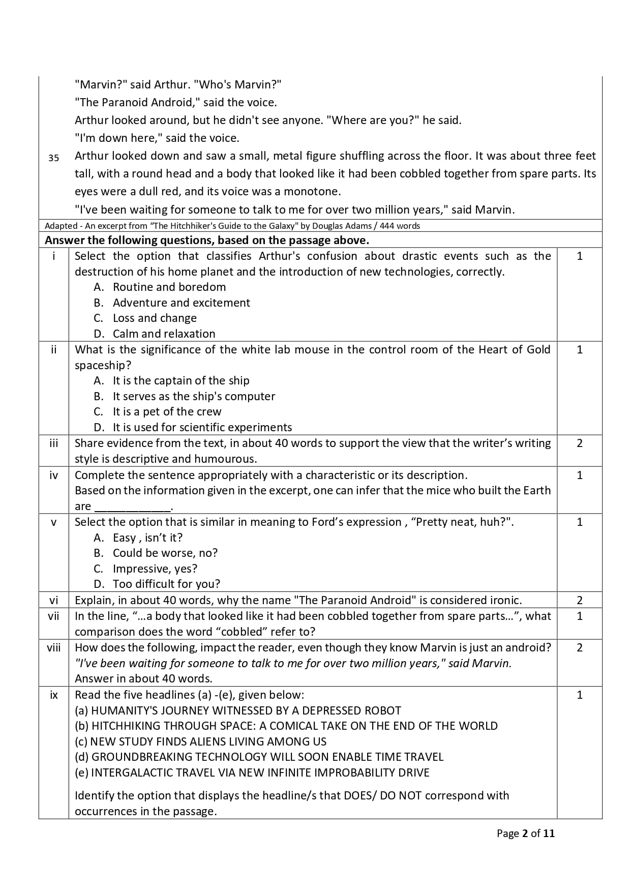 CBSE Class 12 English Sample Paper 2023-24 with Solutions - CBSE Guidance