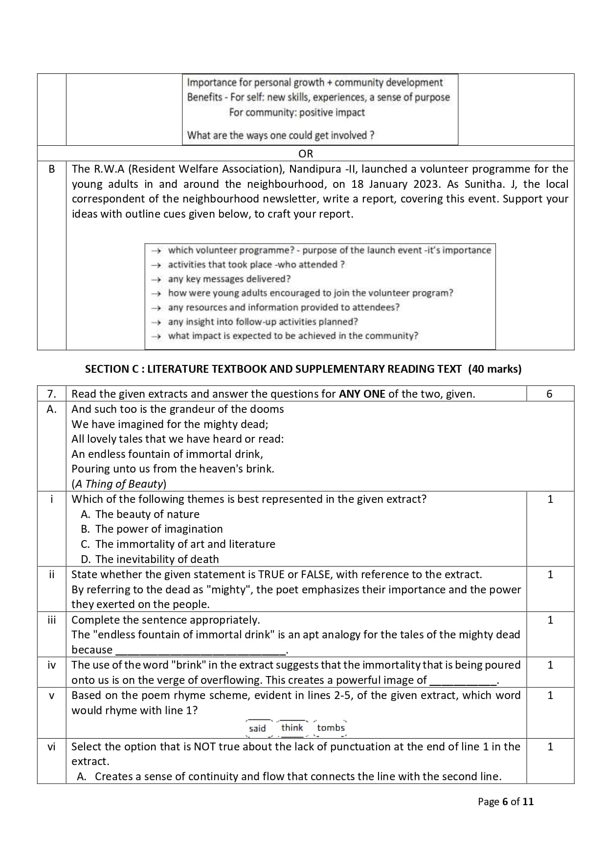 Cbse Class 12 English Sample Paper 2023 24 With Solutions Cbse Guidance