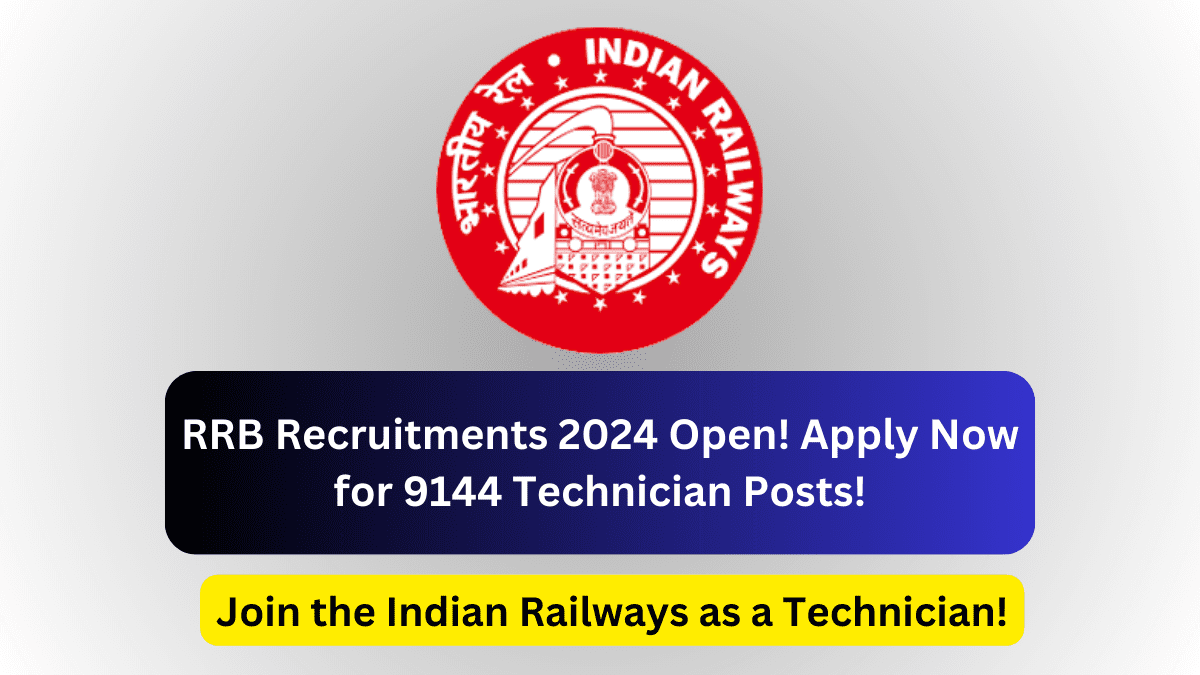 RRB Technician Recruitment 2024: Notification Out For Grade-I Signal ...