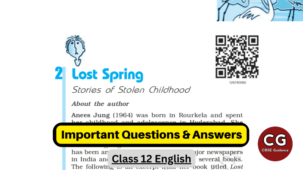 lost spring class 12 important questions answers