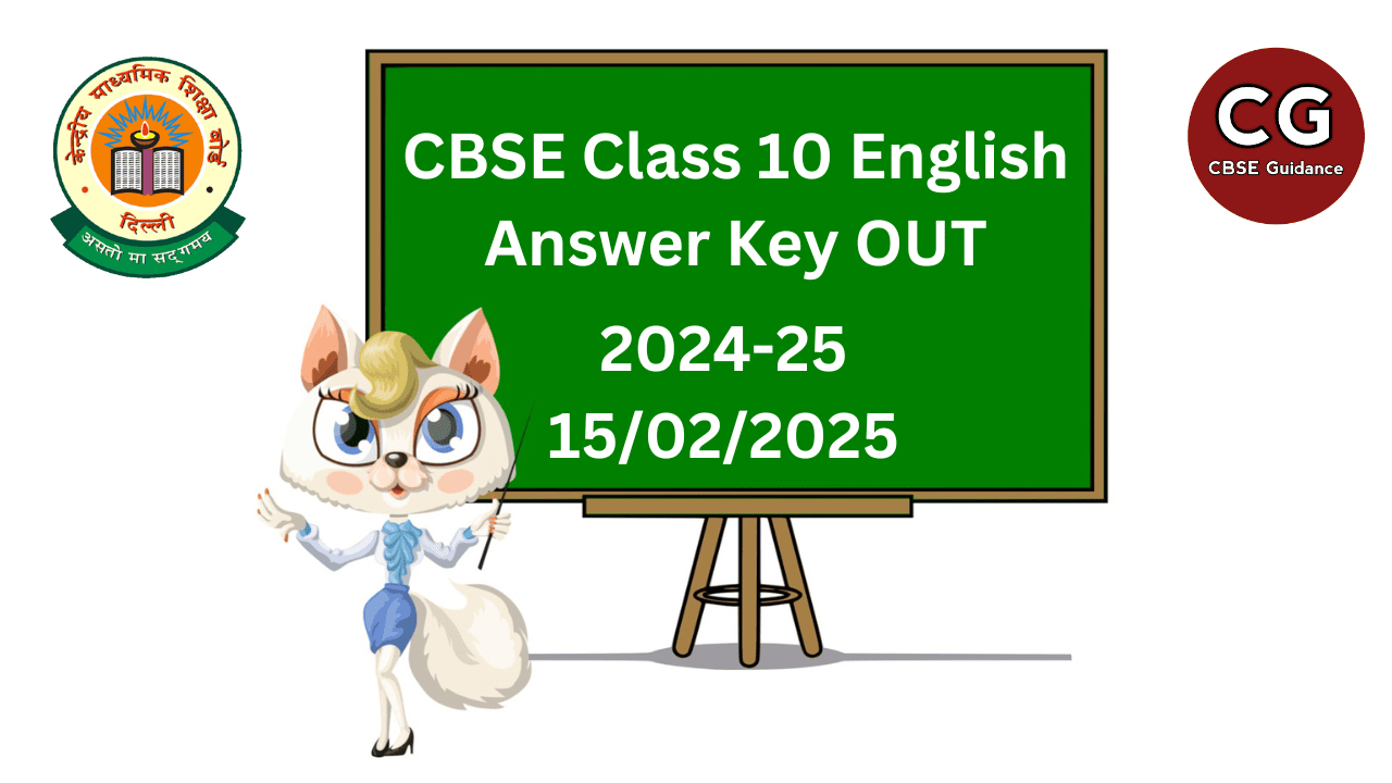 cbse class 10 english answer key 2025